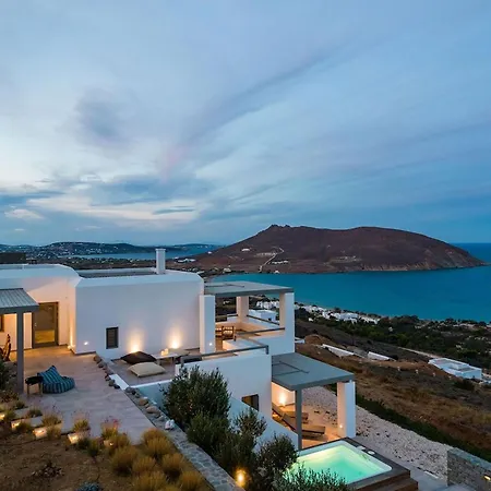 Vila Rising Sun With Sea View & Mini Pool, Near Naousa *