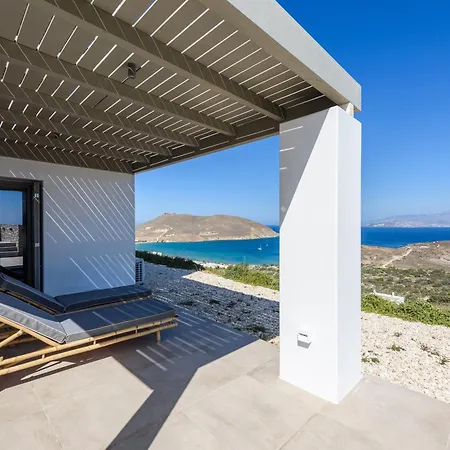 Vila Rising Sun With Sea View & Mini Pool, Near Naousa Molos (Paros)